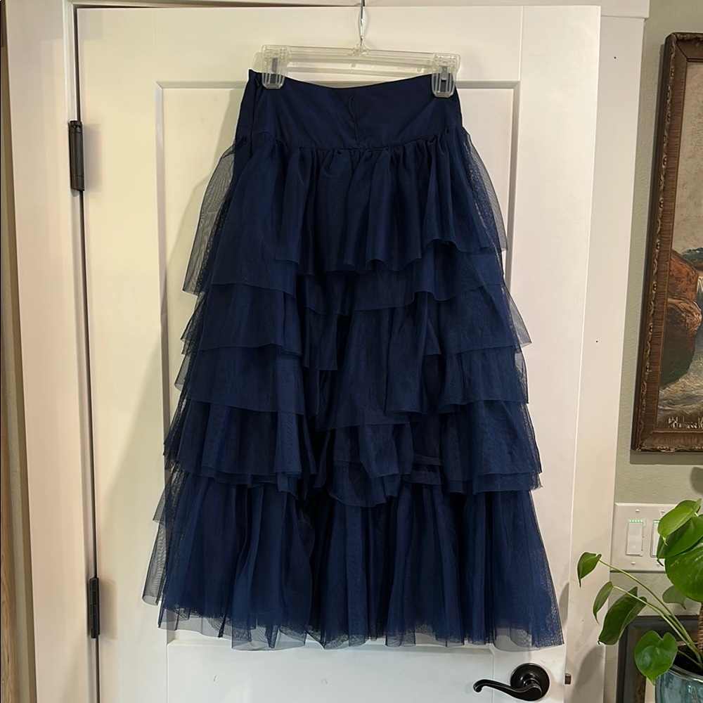 Blue Tulle Jeans